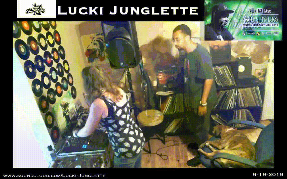 Lucki Junglette live with MC TR3